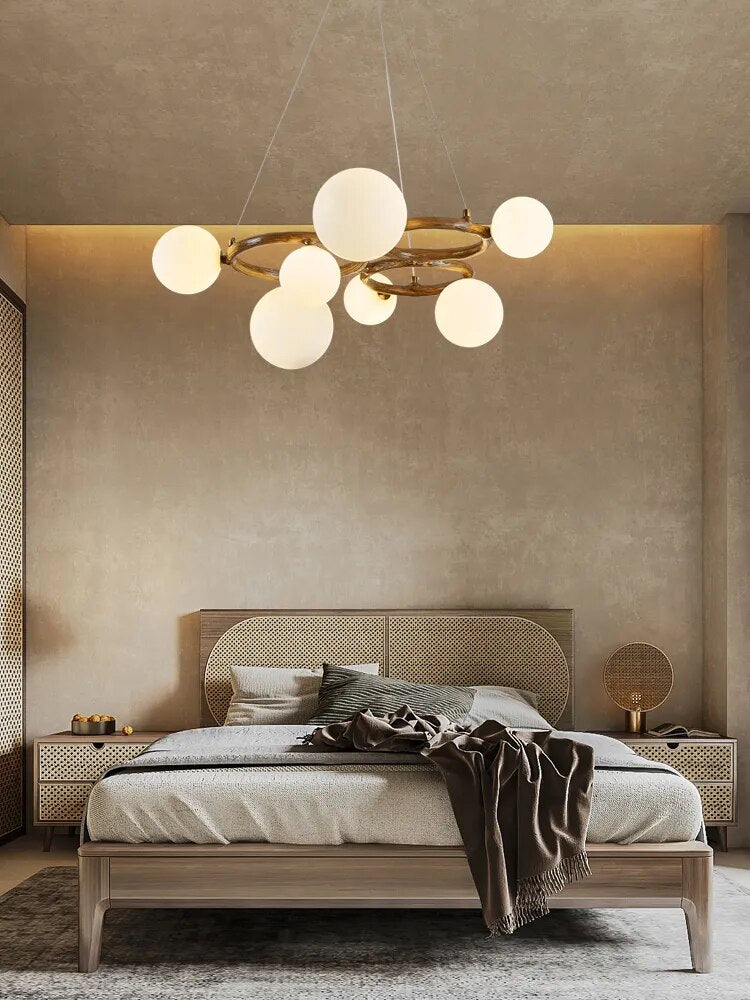 Lustres haricots magiques loft déco