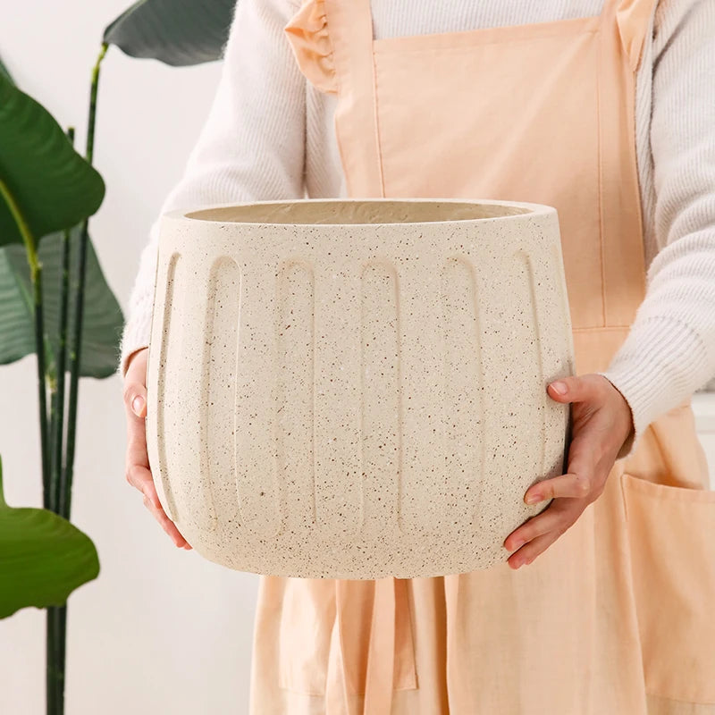 moule en silicone pour pot de fleurs en béton grand format jardinage - vue 6 sur 8