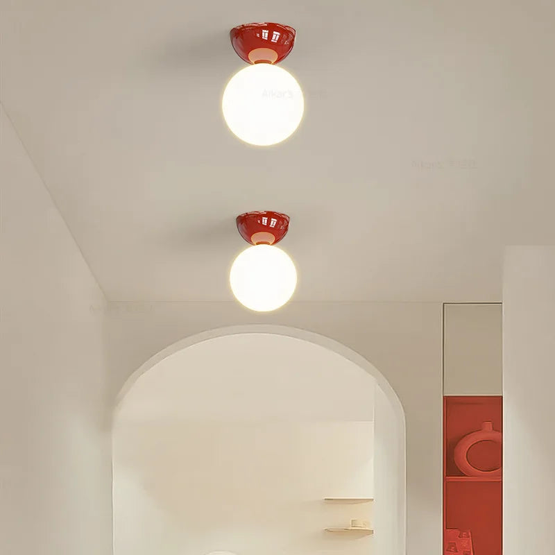 plafonnier simple style médiéval bauhaus pour décoration d'entrée - vue 4 sur 4