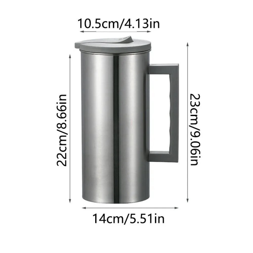 Bouteille eau 1 8l acier inox couvercle clapet - vue 6 sur 6