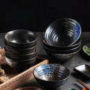 Bol céramique forme corne style japonais pour riz