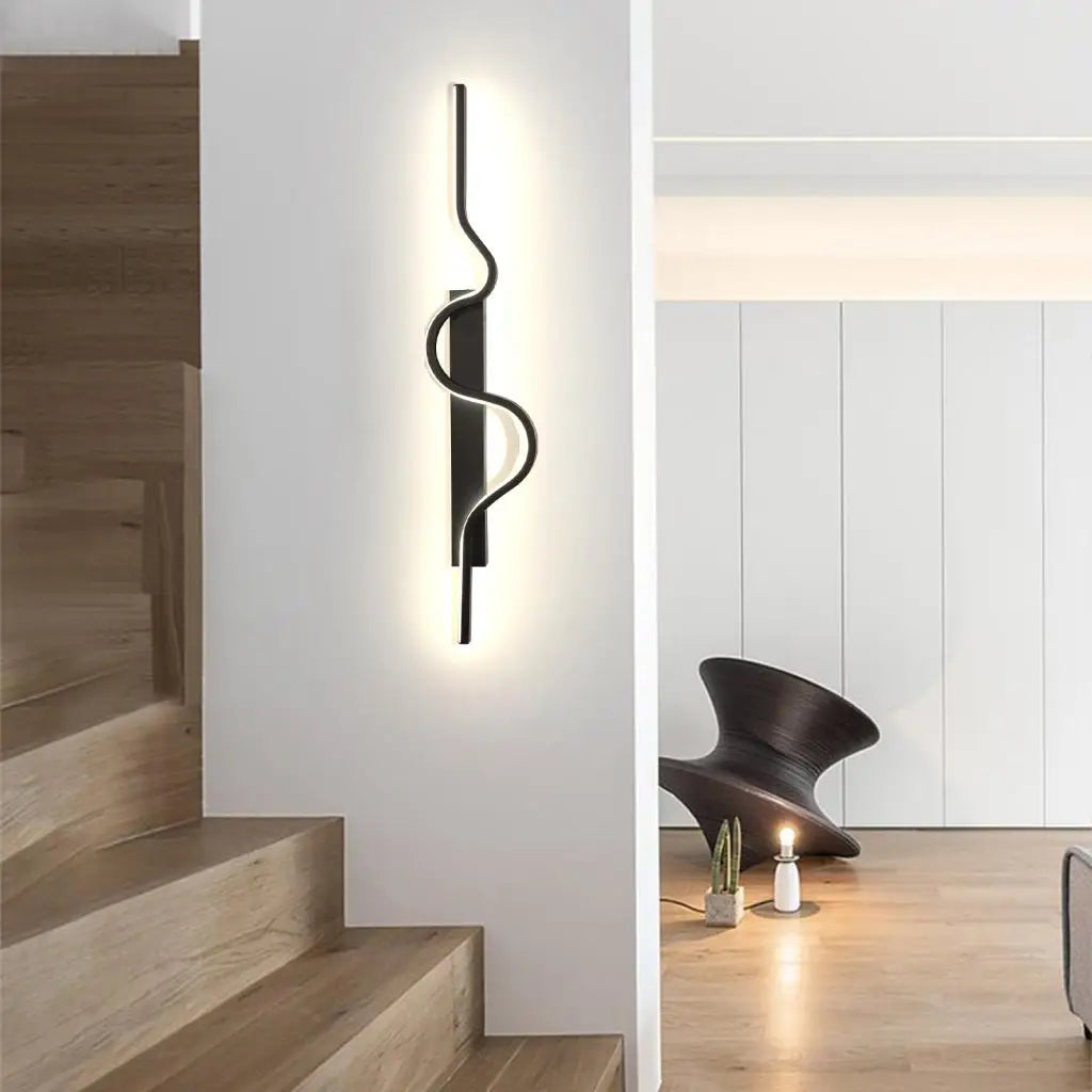 Applique murale LED aluminium intérieur simple maison - vue 3 sur 7