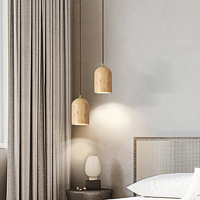 Lampe Japonaise Nordique Créative Rétro Suspendue - vue 6 sur 7