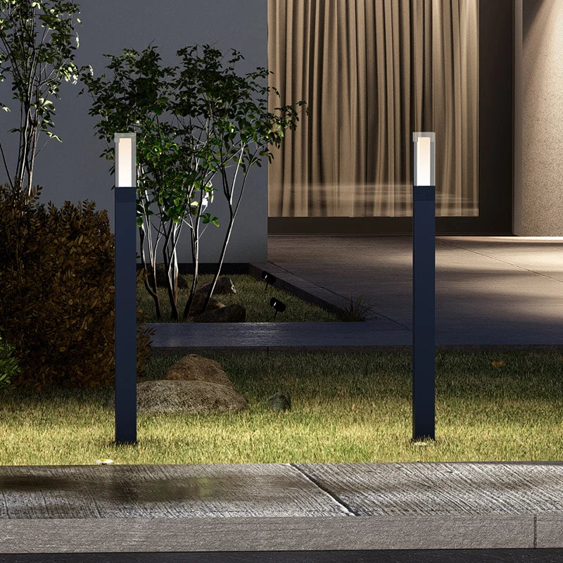 lampe led imperméable moderne pour extérieur en aluminium - vue 5 sur 14