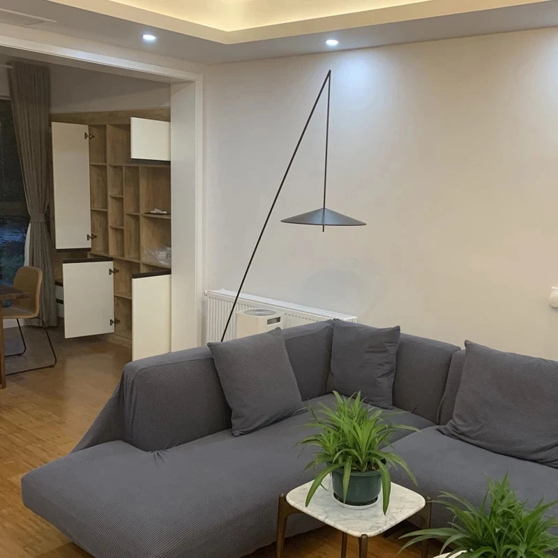 Nordic ins style designer tumbler LED floor lamp Living reading Room Showroom fisherman Indoor Lighting Corner Standing Light