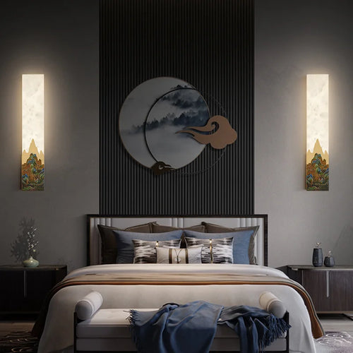 applique murale de luxe en marbre pour hôtel restaurant