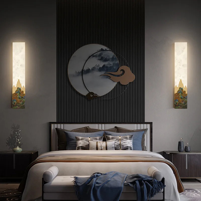 applique murale de luxe en marbre pour hôtel restaurant - vue 5 sur 7