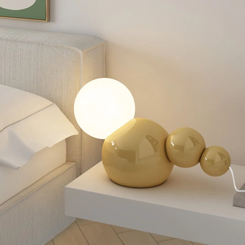 Lampes de Table de chevet d'art nordique LED E27 - vue 4 sur 7
