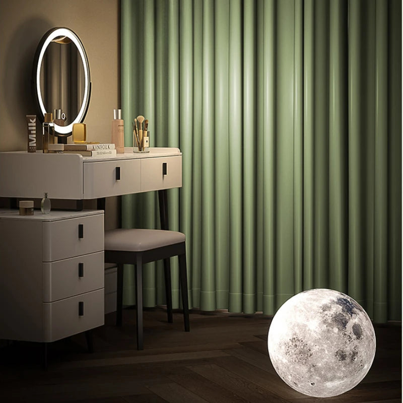 Rideau occultant épais style moderne minimaliste salon chambre - vue 3 sur 19