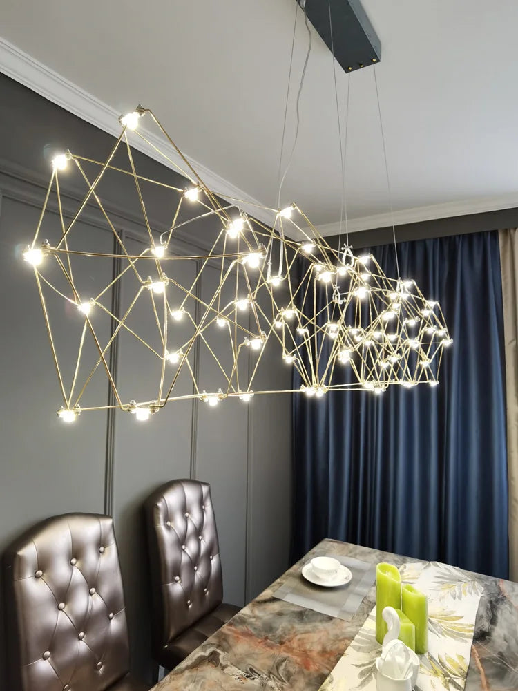 lustre de luxe mantianxing pour restaurant café et magasin