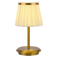 Lampe table LED USB plissée éclairage