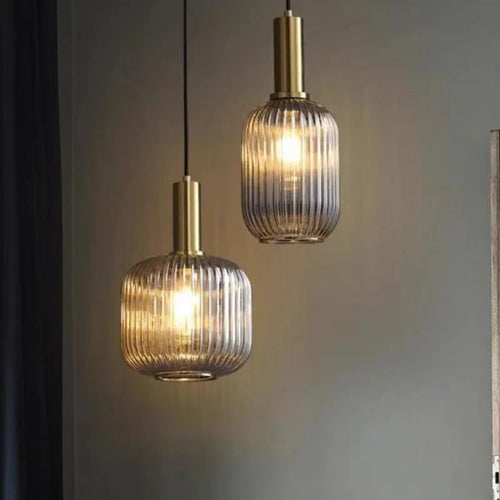 suspension en verre pour bar et cuisine