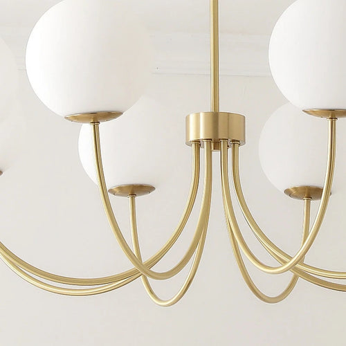 lustre moderne en verre luminaire suspendu