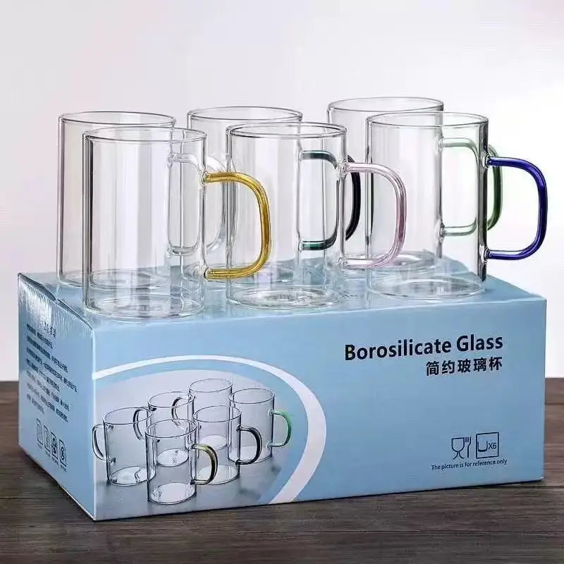 Tasse en verre cocktail design texturé 300 ml - vue 6 sur 7