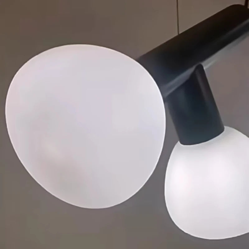 suspension design artistique en verre réglable pour intérieur décoratif - vue 6 sur 10
