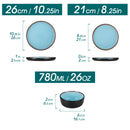 service de table ceramique gres style moderne complet