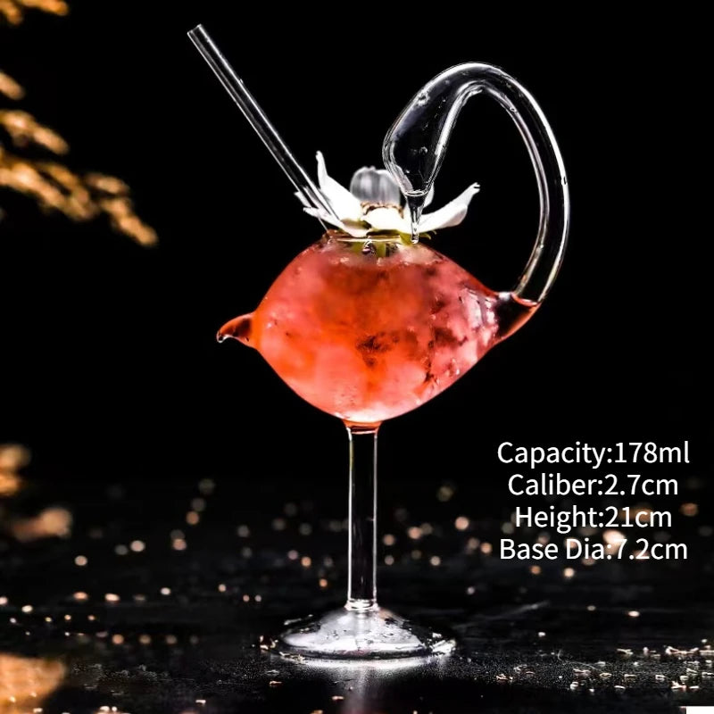 Verre cocktail design créatif pour bar fête mariage