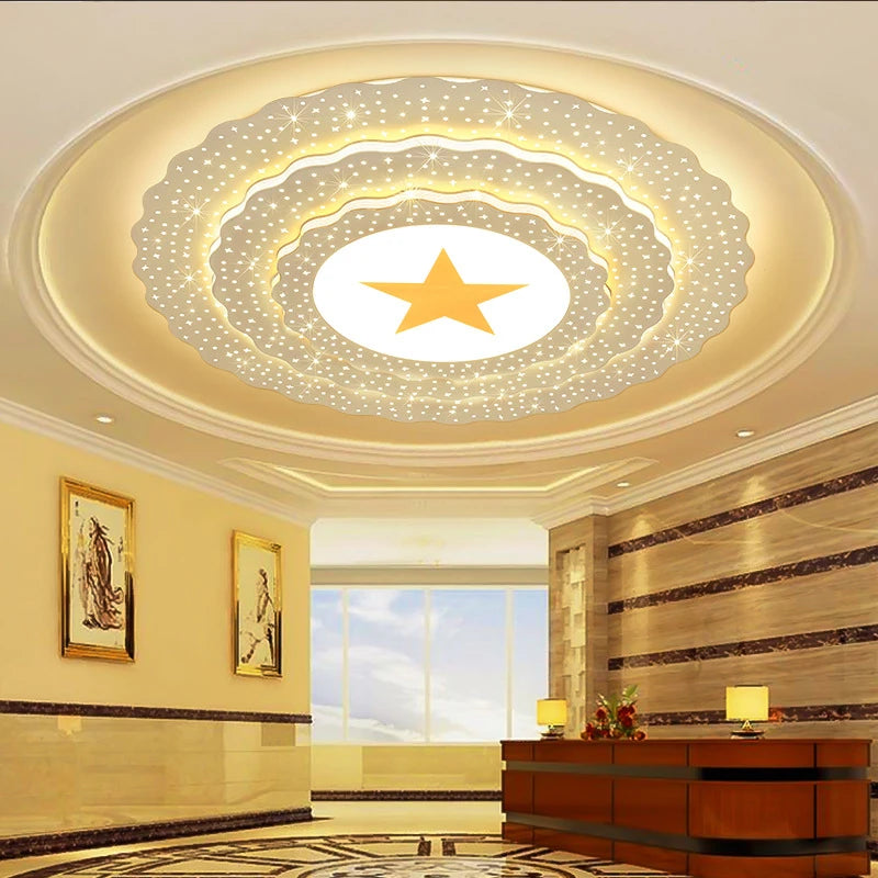 plafonnier led simple design moderne luminaire décoratif personnalisable