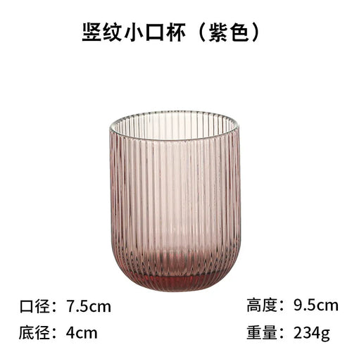 Tasses en verre créatives design boissons maison cuisine