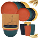 service de table paille de ble incassable biodegradable