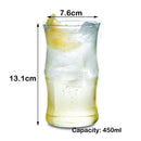 Verres collins cristal sans plomb motif rayé élégant