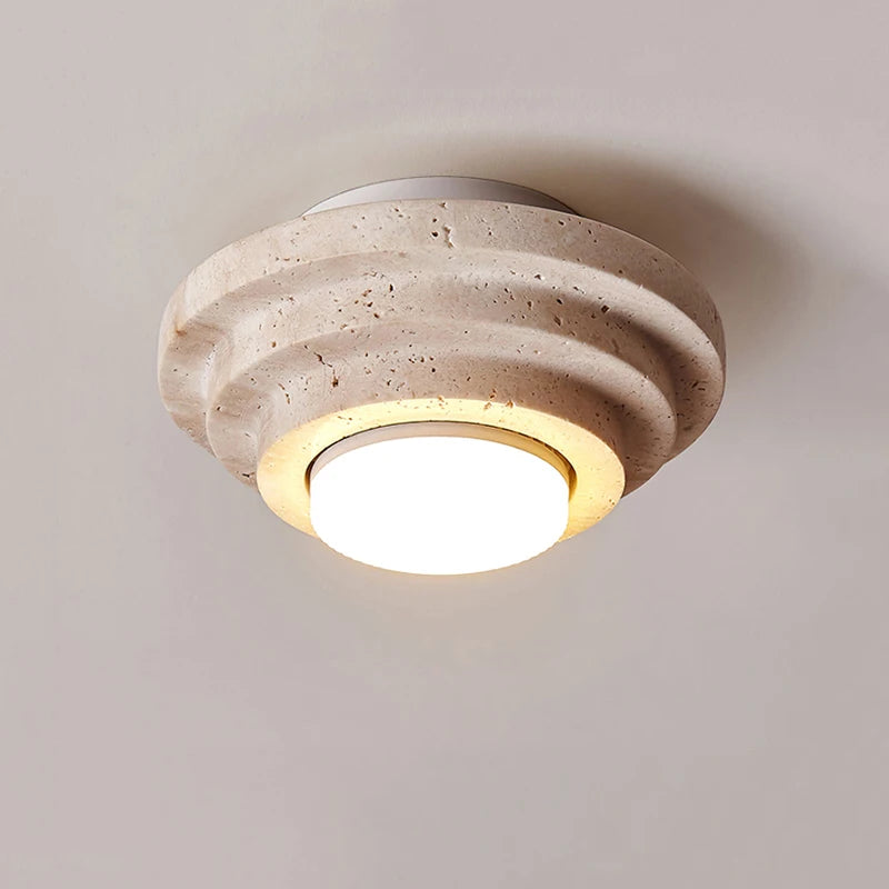 Plafonnier en marbre naturel style nordique simple