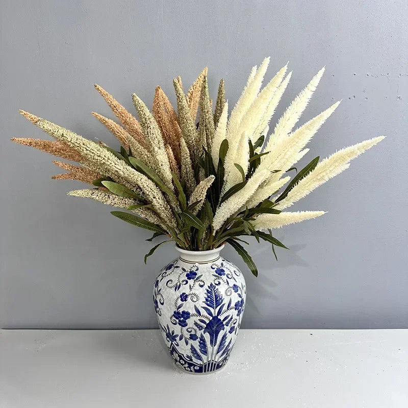 fleur artificielle de queue de renard pour décoration extérieure - vue 2 sur 9