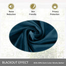 Rideau velours occultant moderne sur mesure salon chambre