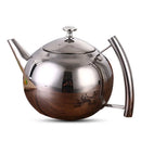 Théiere inox avec filtre infuseur 1 a 2l