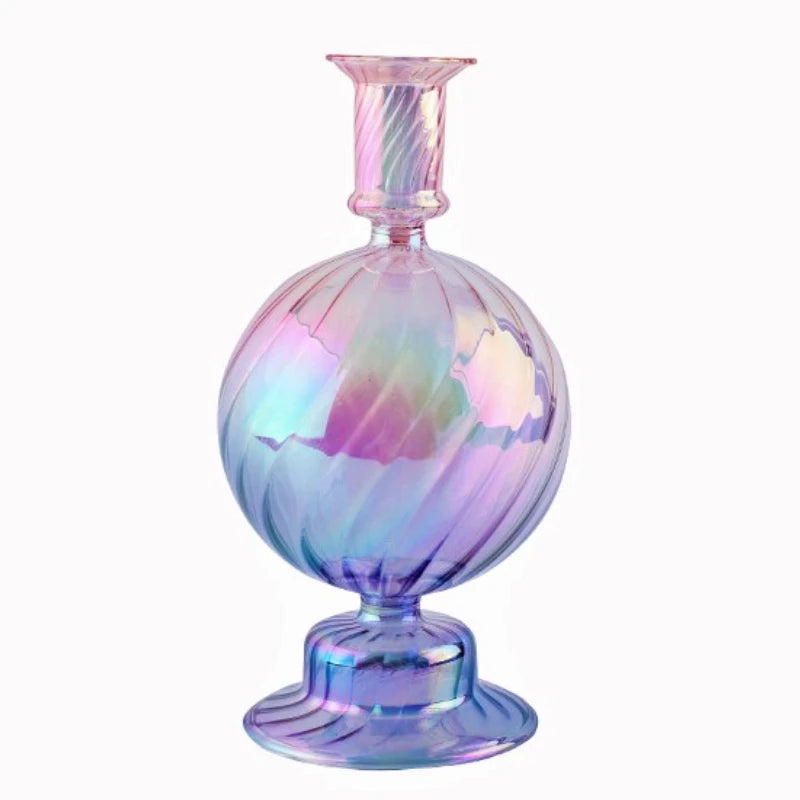 bougeoirs rétro coniques en verre pour décoration élégante - vue 30 sur 32