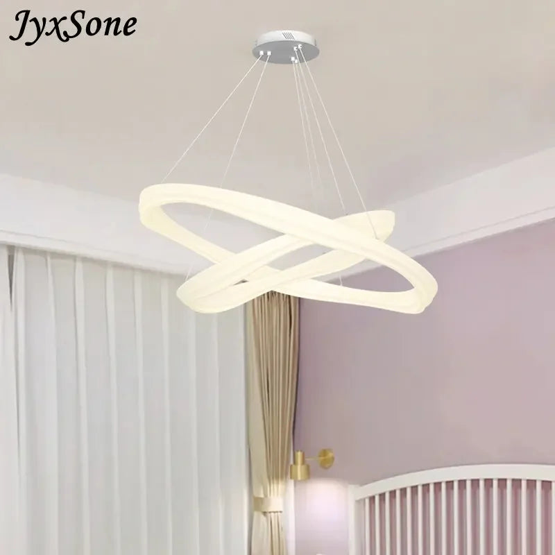 Plafonnier LED suspendu au design nordique moderne