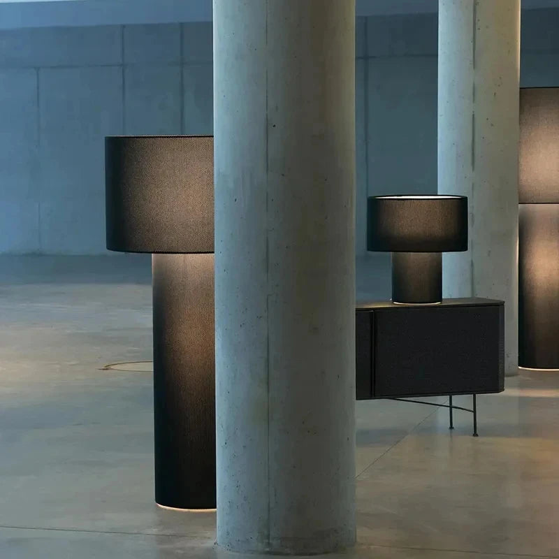 lampadaire à led en tissu tubulaire pour un éclairage moderne - vue 5 sur 14