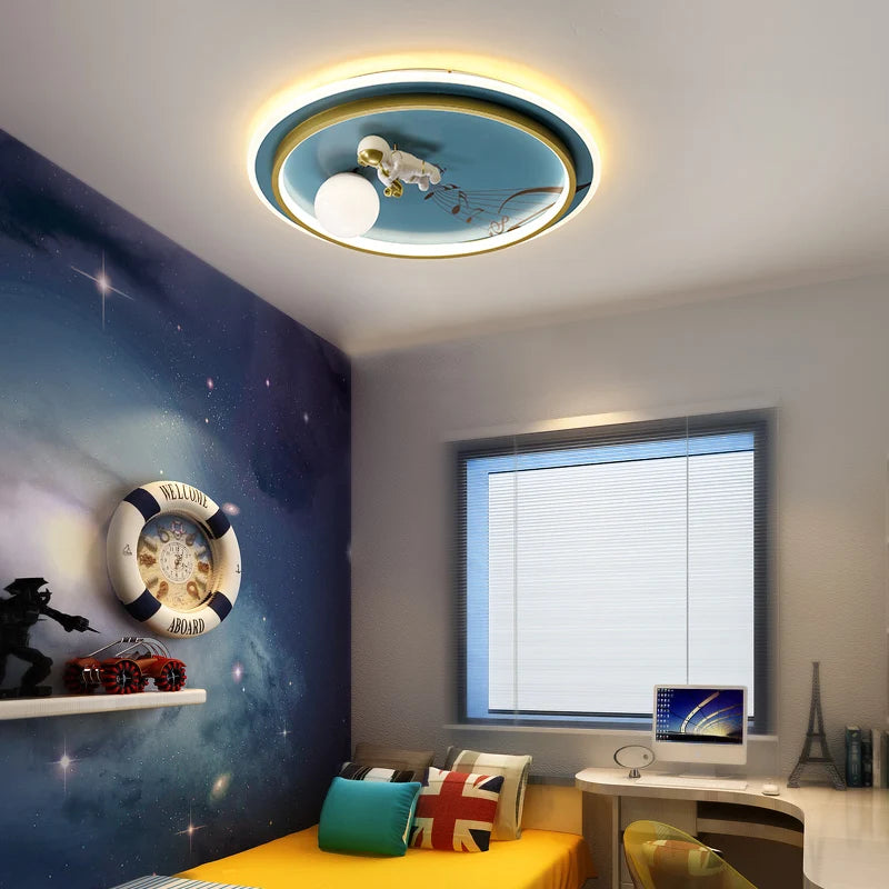 lustre led créatif trois têtes pour enfants - vue 3 sur 14