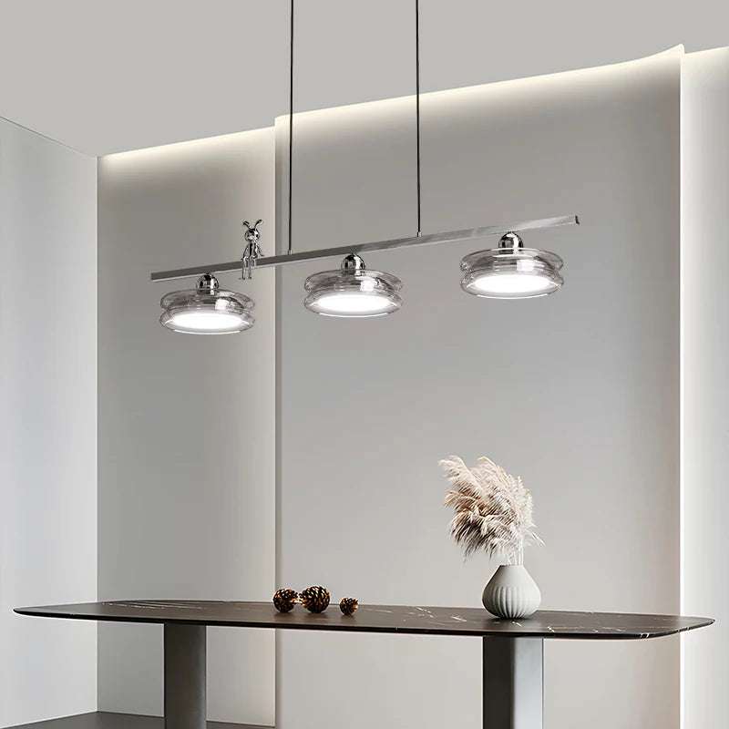 suspension minimaliste italienne pour éclairage intérieur moderne