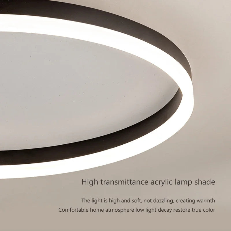 plafonnier moderne à leds pour décoration intérieure élégante et lumineuse - vue 7 sur 16