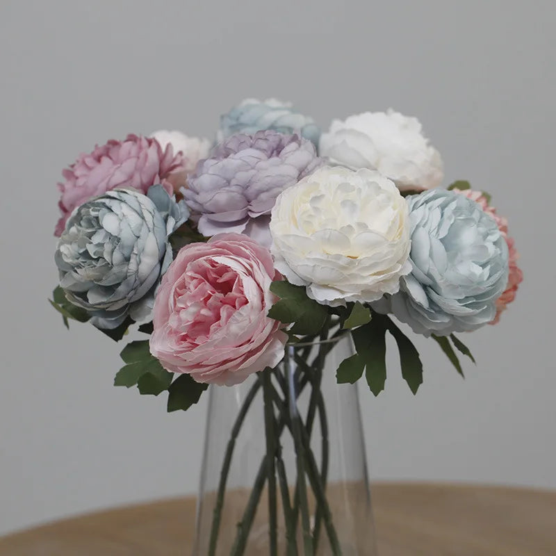 pivoine artificielle réaliste pour décoration et mariage