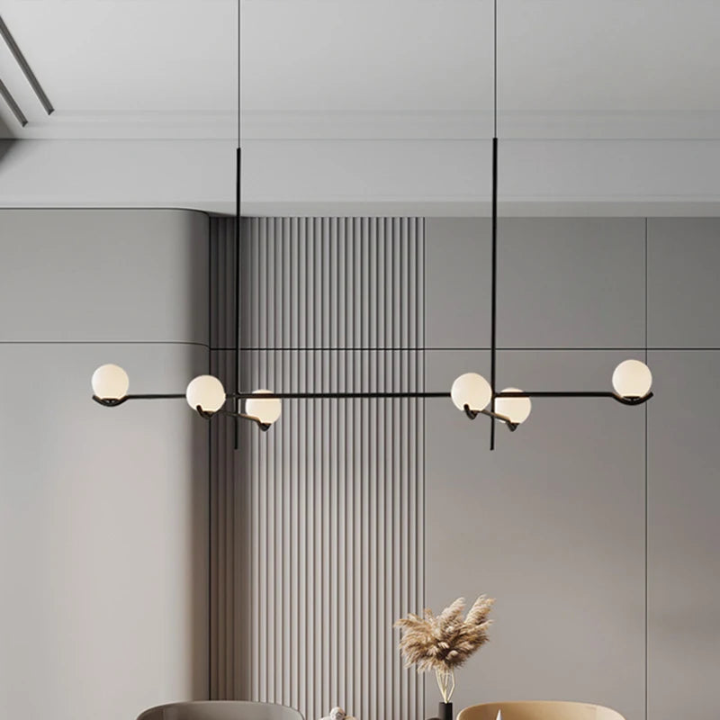 suspension moderne en verre pour décoration intérieure élégante - vue 2 sur 10