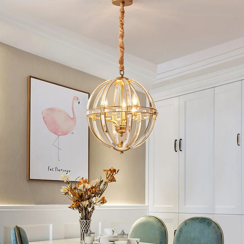 Suspension moderne à led pour décoration intérieure luxe