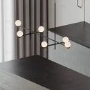 suspension moderne en verre pour décoration intérieure élégante