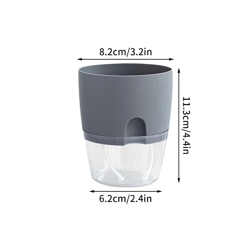 pot de fleurs auto-arrosant en plastique pour plantes succulentes - vue 14 sur 14