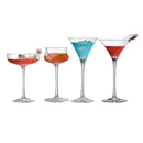 Verres à cocktail champagne martini vin style élégant