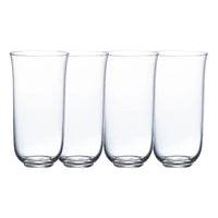 Verres fins style collins cocktail whisky jus eau