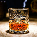 Verre whisky old fashioned facetté design résistant bar