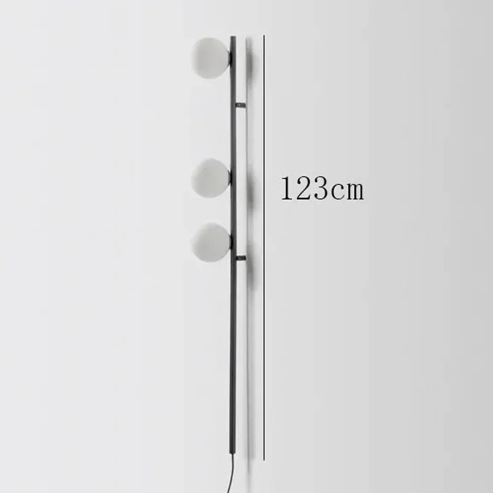 Longue applique murale Led avec prise de câble - vue 4 sur 7
