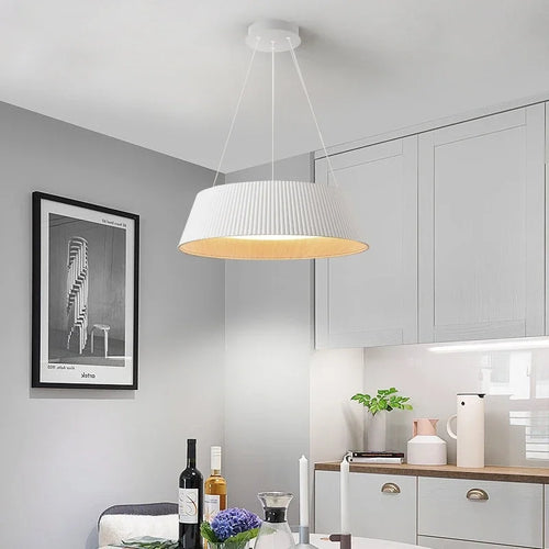 Suspension LED au plafond en Grain de bois