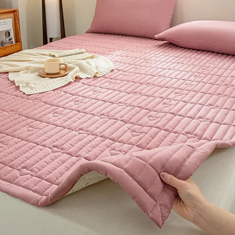 Matelas matelassé romantique avec protection de lit doux et confortable