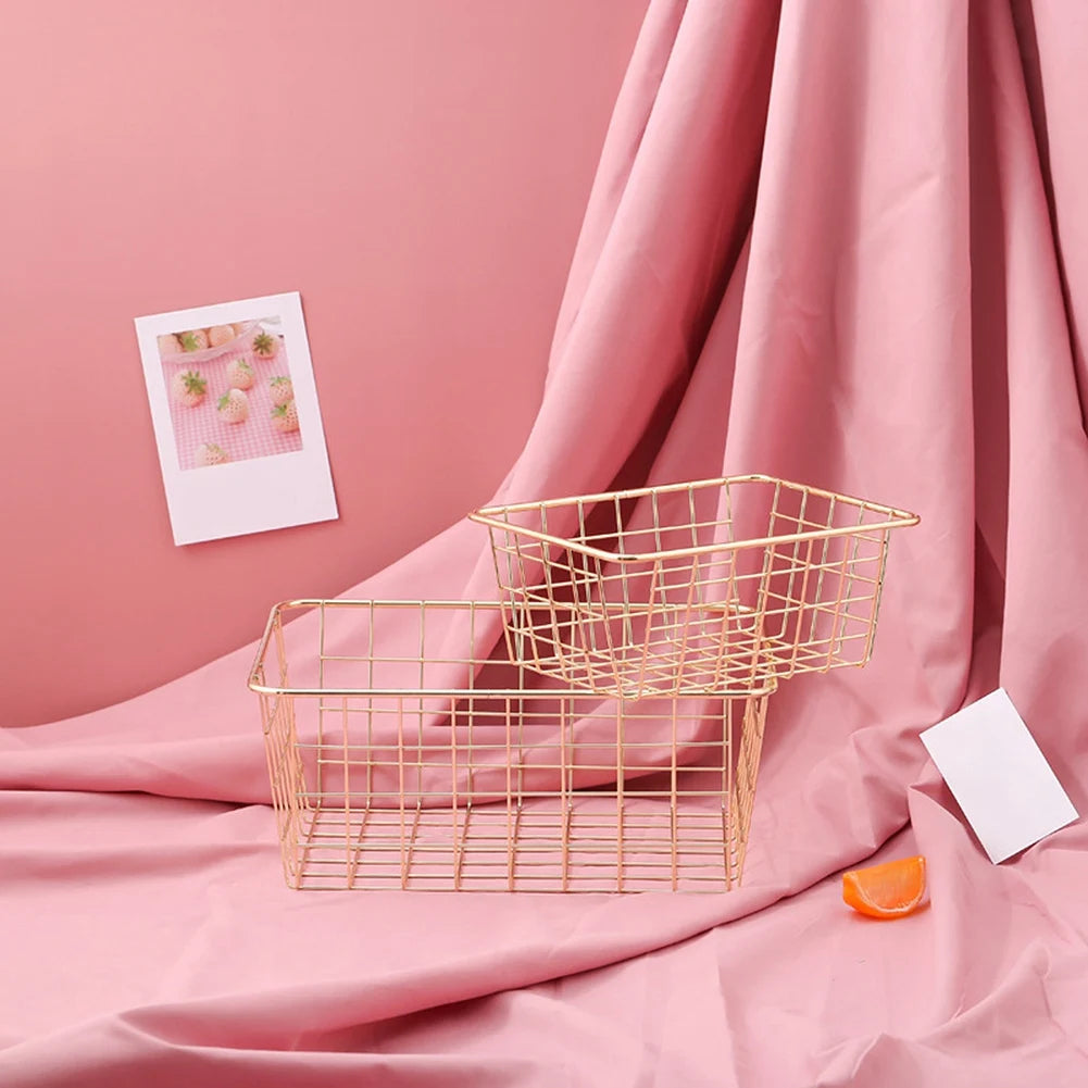 panier de rangement en fer pour toutes les pièces - vue 4 sur 6