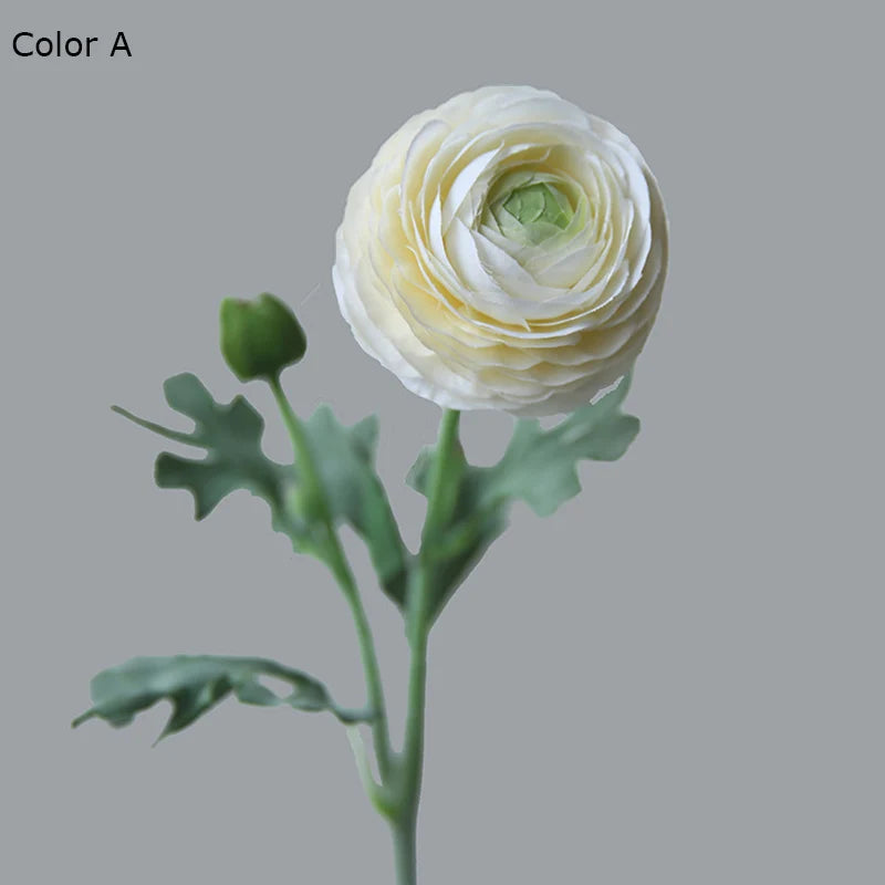 têtes de bouton d'or fleurs artificielles en soie décoration mariage - vue 10 sur 10