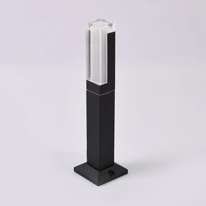 lampe de jardin moderne en aluminium pour éclairage extérieur - vue 5 sur 8