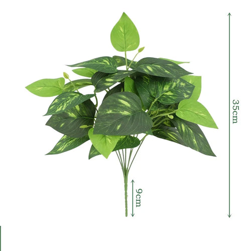 feuilles de bambou artificielles en soie pour décoration élégante